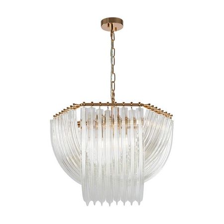 Люстра подвесная Freya Onda E14 360 Вт 24 кв.м (FR5182PL-06FG)