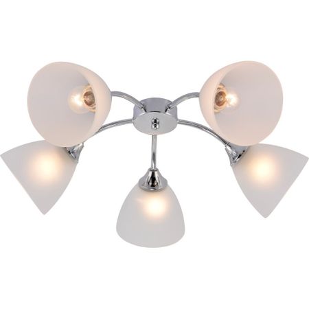 Люстра потолочная Schaffner Abierto E27 300 Вт 20 кв.м (4425-5 CR)