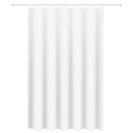 Штора для ванны Master House Айс 2000х1800 мм PEVA белая (75278) белая водонепроницаемая душевая штора из полиэстера cortinas