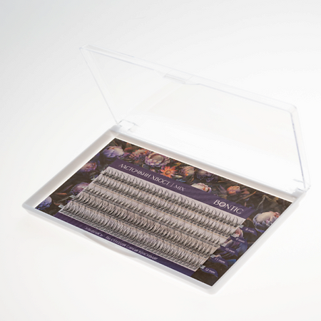 Ресницы накладные BONTIC Накладные ресницы пучки Ласточкин хвост MIX фреза ласточкин хвост jgzui 14 градусов 1 2 хвостовик 8 мм