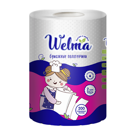 Бумажное полотенце WELMA Салфетки бумажные в рулоне бумажные салфетки для вечеринки на тему пчел 20 шт