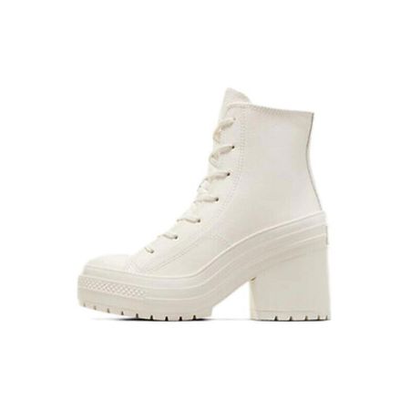 Кроссовки CONVERSE Кроссовки Chuck 70 De Luxe Womens Heel Leather High Egret Womens