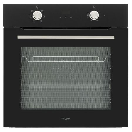 Духовой шкаф электрический встраиваемый Krona Tesoro 60 BL 595 мм черный