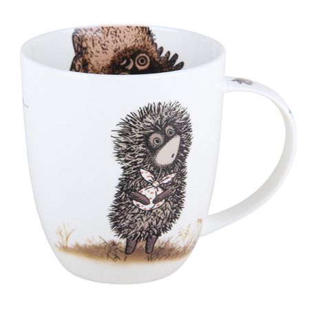 кружка КОРАЛЛ Ежик в тумане 380мл фарфор под.уп. статуэтка ежик homyl