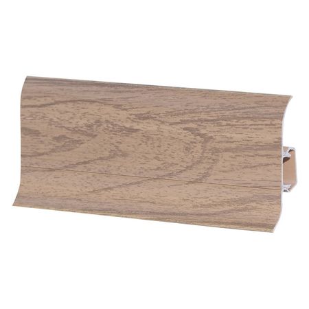 плинтус ПВХ LIDER 2500х62х23мм орех донской соединитель для плинтуса lider 62мм орех донской 2шт