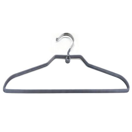 набор вешалок TODELIA 5шт 39,5см универсальные для легкой одежды металл, ПВХ серый крючки для вешалок пластиковые металл 30 шт