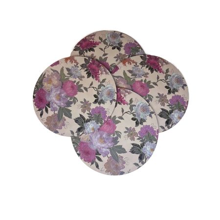 Набор подставок GenLex из пробки, Летний день, 4 шт коробка для колец сумка для хранения ювелирных изделий серьги ювелирные изделия деревянная коробка для подарков на день