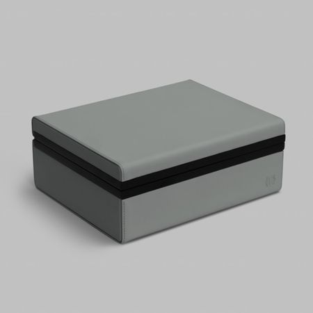 Шкатулка Togas Лаволл серый, 20x15,5x7 см