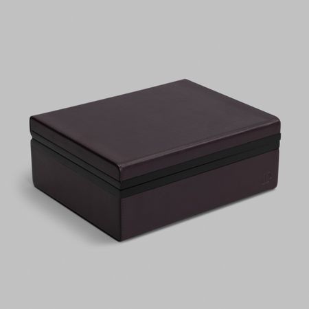 Шкатулка Togas Лаволл бордовая, 25x20x10 см