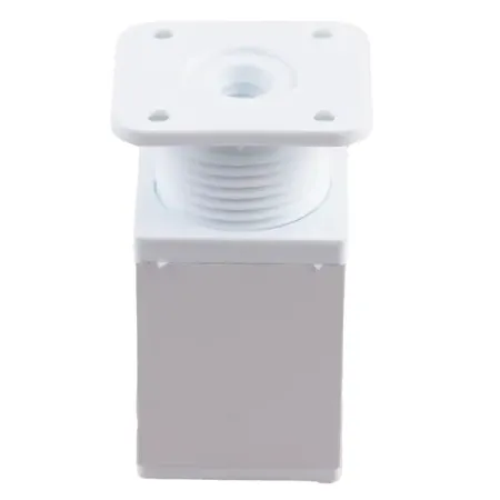 Мебельная ножка квадратная 40 мм высота 60 мм белая m6 m8 m10 пластиковые квадратные трубные заглушки с отверстием для гайки заглушка оболочка для трубы мебельная ножка трубка заглушка