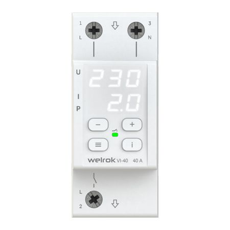 Реле напряжения модульное Welrok VI-40 220 В 40 А тип AC цифровое реле мощности omron g2r 1 1a e