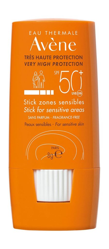 Avene Stick for Sensitive Areas SPF50+ средство солнцезащитное spf50 b protect avene авен туба 30мл c72127