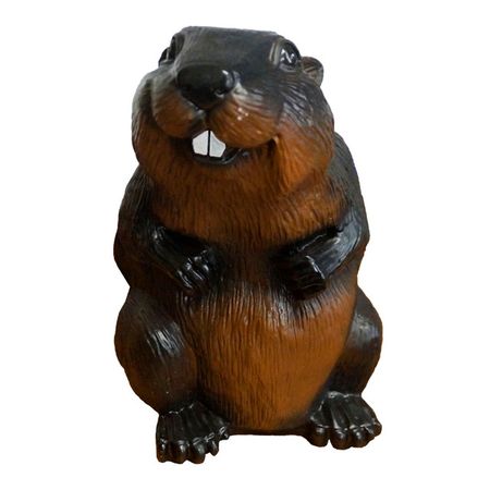 фигура садовая Бобер большой h43см фигура дед мороз большой с олененком 50см полистоун