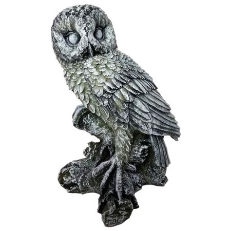 фигура садовая Сова полярная L29см полистоун фигура дед мороз большой с олененком 50см полистоун