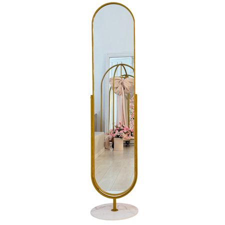 зеркало напольное в металлической раме Наполи 400х1700мм золотой зеркало круглое в металлической раме round d 80см
