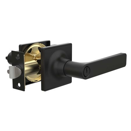 ручка-защелка PUNTO 710 BL-ET черный ключ/фиксатор ручка защелка punto 6020 bl e ключ фиксатор