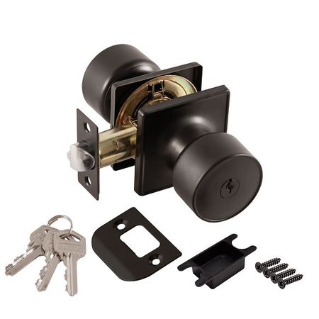 ручка дверная PUNTO 772 BL-ET кноб черный ключ/фиксатор ручка защелка punto 6020 bl e ключ фиксатор