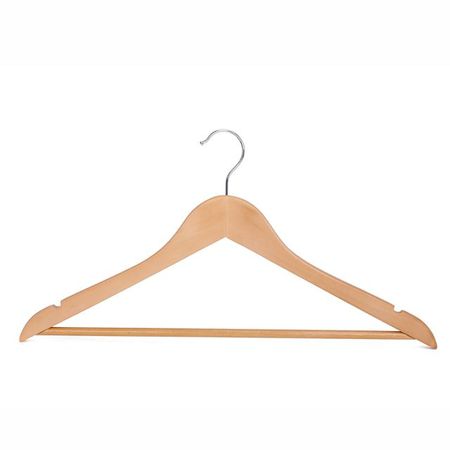 набор вешалок TODELIA 10шт 44,5см универсальные с выемками дерево бежевый шкатулка todelia seasons 24х17 6х7см дерево