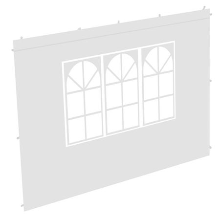 стенка для павильона 3х2м белый