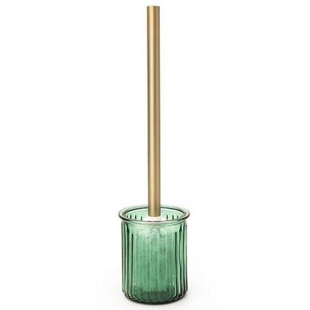 гарнитур для туалета ATMOSPHERE of art Emerald цветное стекло бутылка для масла уксуса atmosphere 250мл стекло пластик