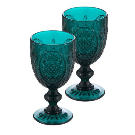 Набор бокалов Gipfel Emerald для вина, 280 мл, 2 штуки