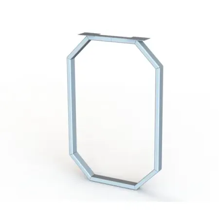 Подстолье для рабочей поверхности 85 см металл цвет белый подстолье деревянное 520х520х800мм хв п сорт а