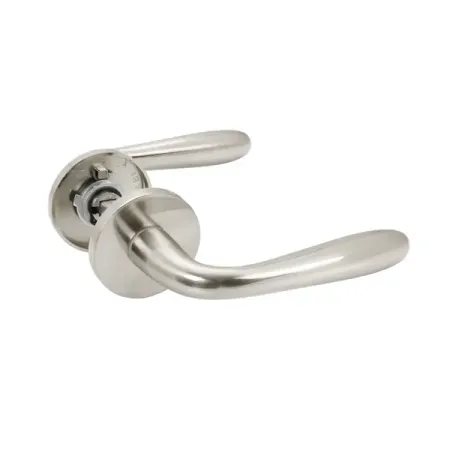 Дверная ручка на розетке Edson EDS-24-R2 без запирания цвет никель ручка дверная rucetti 02 никель сатиновый