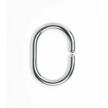 Кольца для шторы в ванную Primanova цвет хром 12 шт. шторы hanlu шифоновые просвечивающие