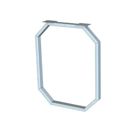 Подстолье для обеденного и письменного стола 71 см о-образное металл цвет белый подстолье деревянное 520х520х800мм хв п сорт а