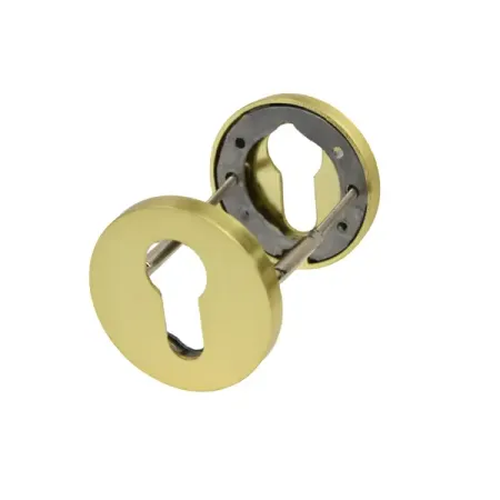 Накладка на замочную скважину KREAFORTA цвет золото 2 шт. накладка на зеркало заднего вида из абс пластика для haval dargo 2021 2022 2023