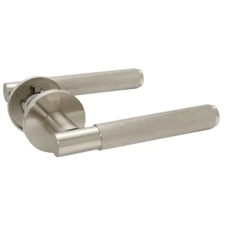 Дверная ручка на розетке Edson EDS-09-R2 без запирания цвет никель ручка дверная rucetti 02 никель сатиновый