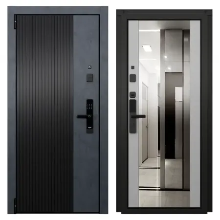 Входная дверь металлическая Протон Скай 86x205 см левая ферро с зеркалом розовые приглашения скай щенячий патруль takara tomy