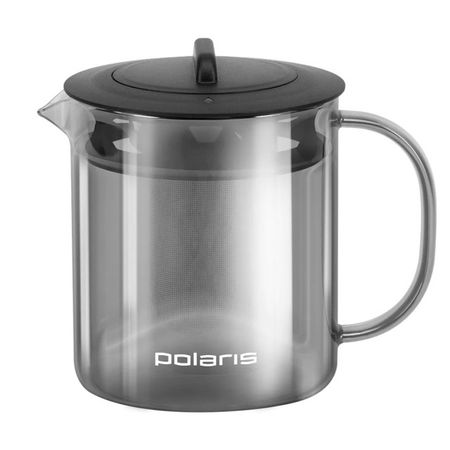 чайник заварочный POLARIS Graphit-1000TP 1л боросиликатное стекло, нерж.сталь фен polaris phd 3005ddi