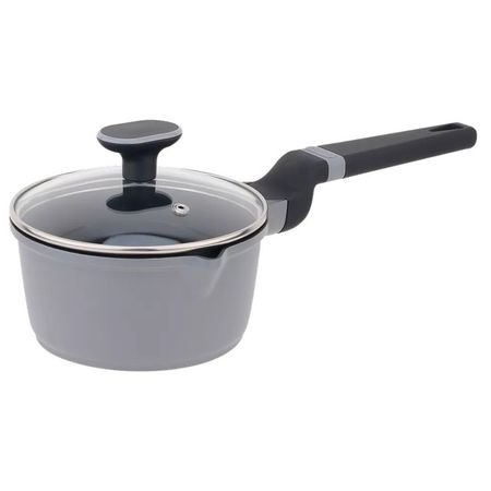 ковш POLARIS Stein-16SP 1,45л 16см антипр.покр. литой алюминий стеклянная крышка индукция фен polaris phd 3005ddi