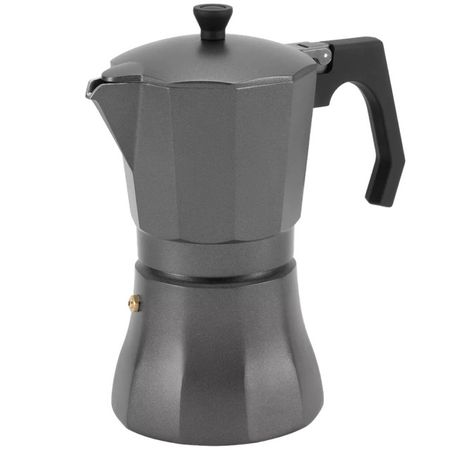 кофеварка POLARIS Graphit-9С 9 чашек 450мл алюминий индукция фен polaris phd 3005ddi