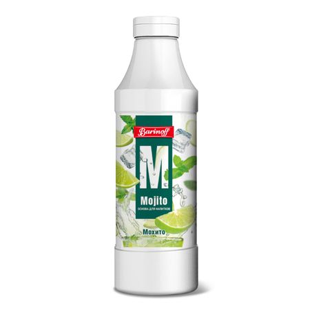 Основа Barinoff для напитков, Мохито, пластиковая бутылка, 1 кг пластиковая основа для букетов белого а