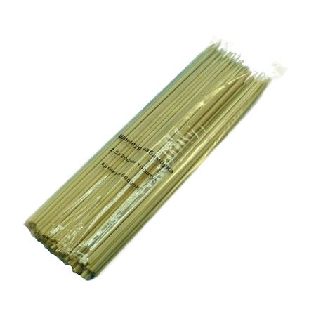 Стеки для шашлыка Лемио бамбуковые D2,5 мм 20 см 100 шт одноразовые бамбуковые шпажки moonbiffy 100 шт