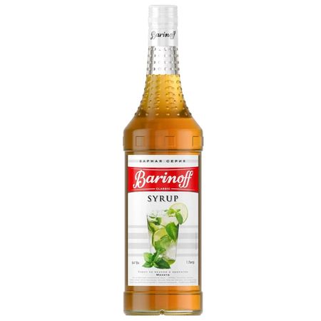 Сироп Barinoff Мохито, в стеклянной бутылке 1 л синюха голубая dr vistong др вистонг сироп 150мл