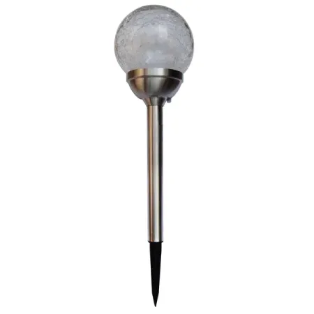 Фонарик садовый на солнечной батарее Kreaforta Apari 46 см цвет серый RGBW свет litwod a100 фонарик