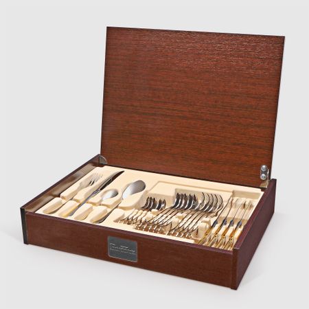 Набор столовых приборов Pintinox Settecento 24 предмета золото столовых приборов uniturcky из нержавеющей стали розовый золото 24 шт