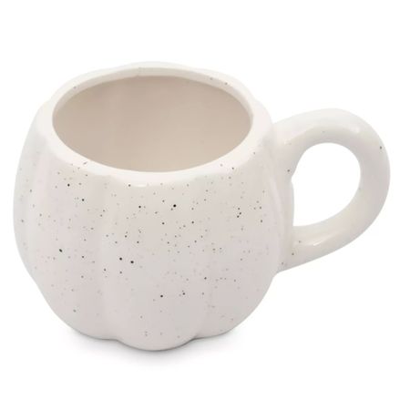 Кружка Anna Lafarg Тыква, белая в крапинку, 520 мл